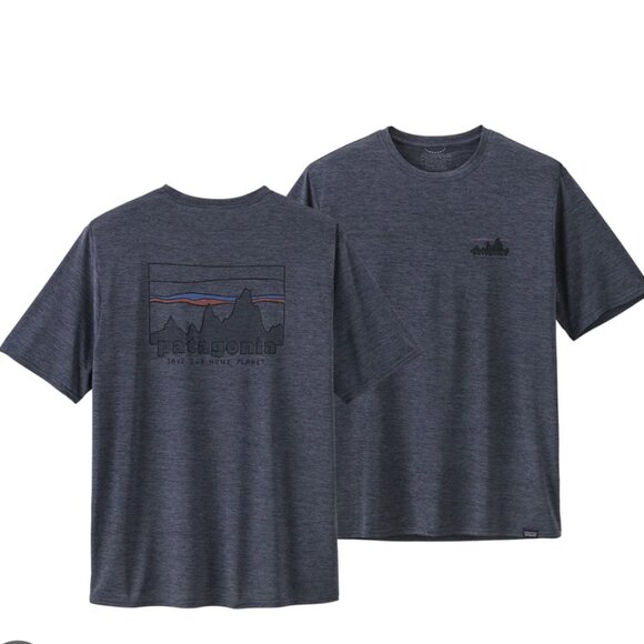 Patagonia Mens Capilene Cool Tee Size M Save Our Home Planet Short Sleeve Shirt - Picture 1 of 8